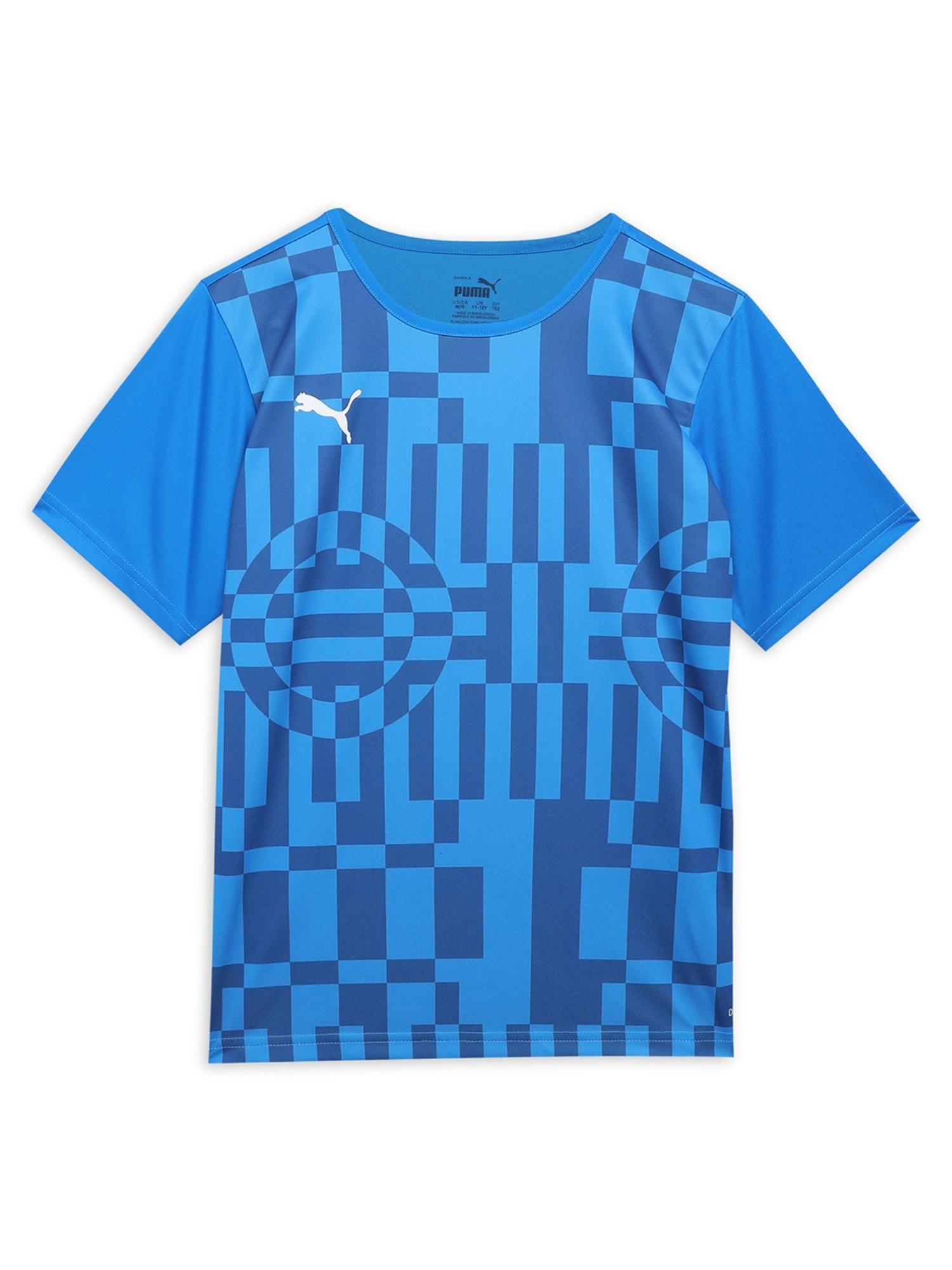 indrise graphic jr kids blue jersey