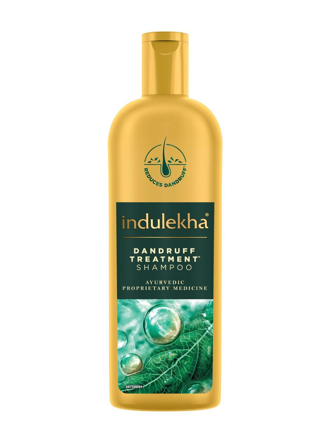 indulekha dandruff treatment shampoo with pudina sattva & amla - 340ml