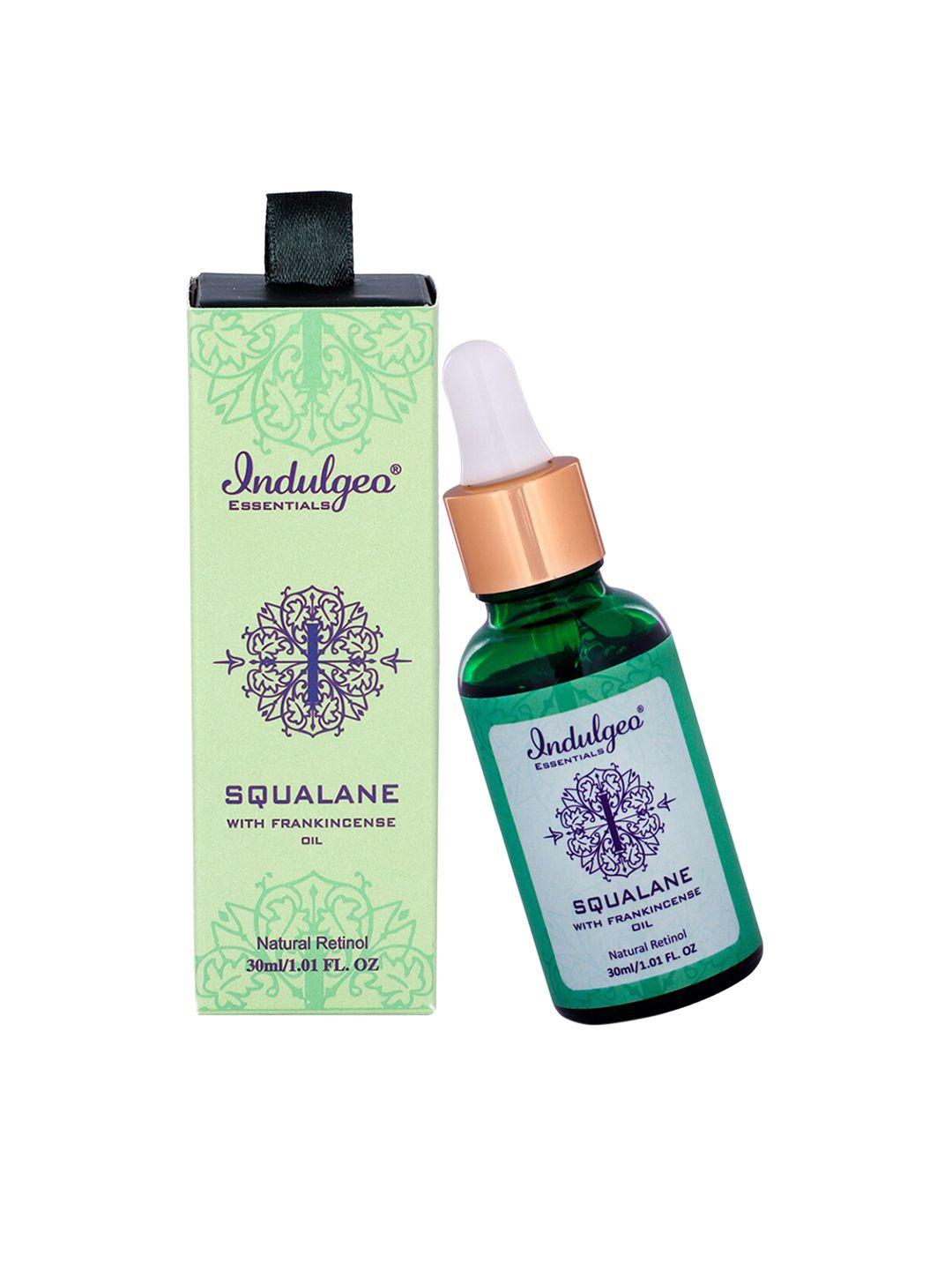 indulgeo essentials squalane with frankincense oil for fine lines & wrinkles - 30ml