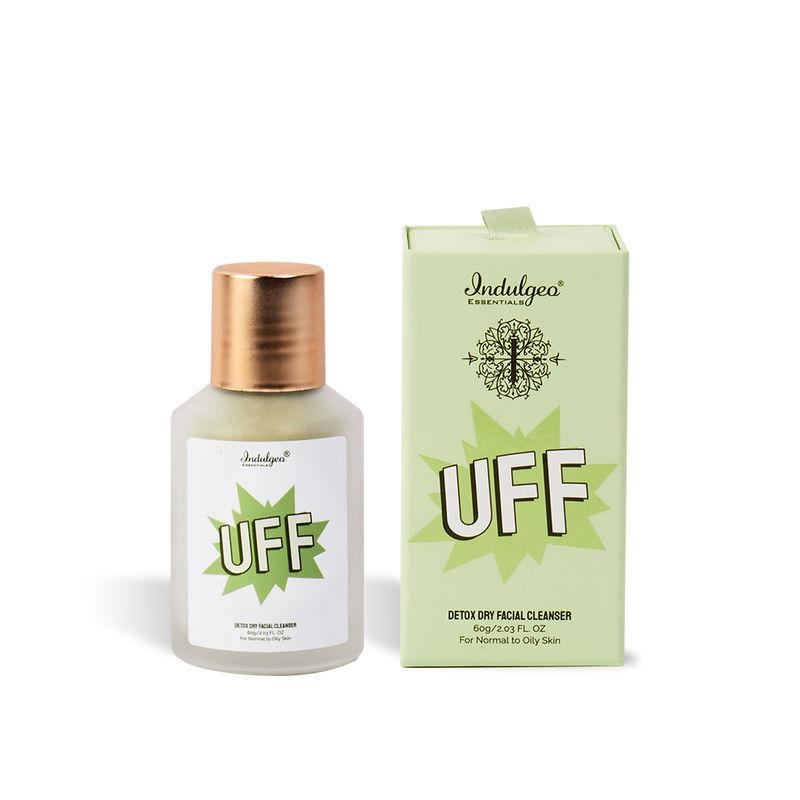 indulgeo essentials uff detox dry facial cleanser