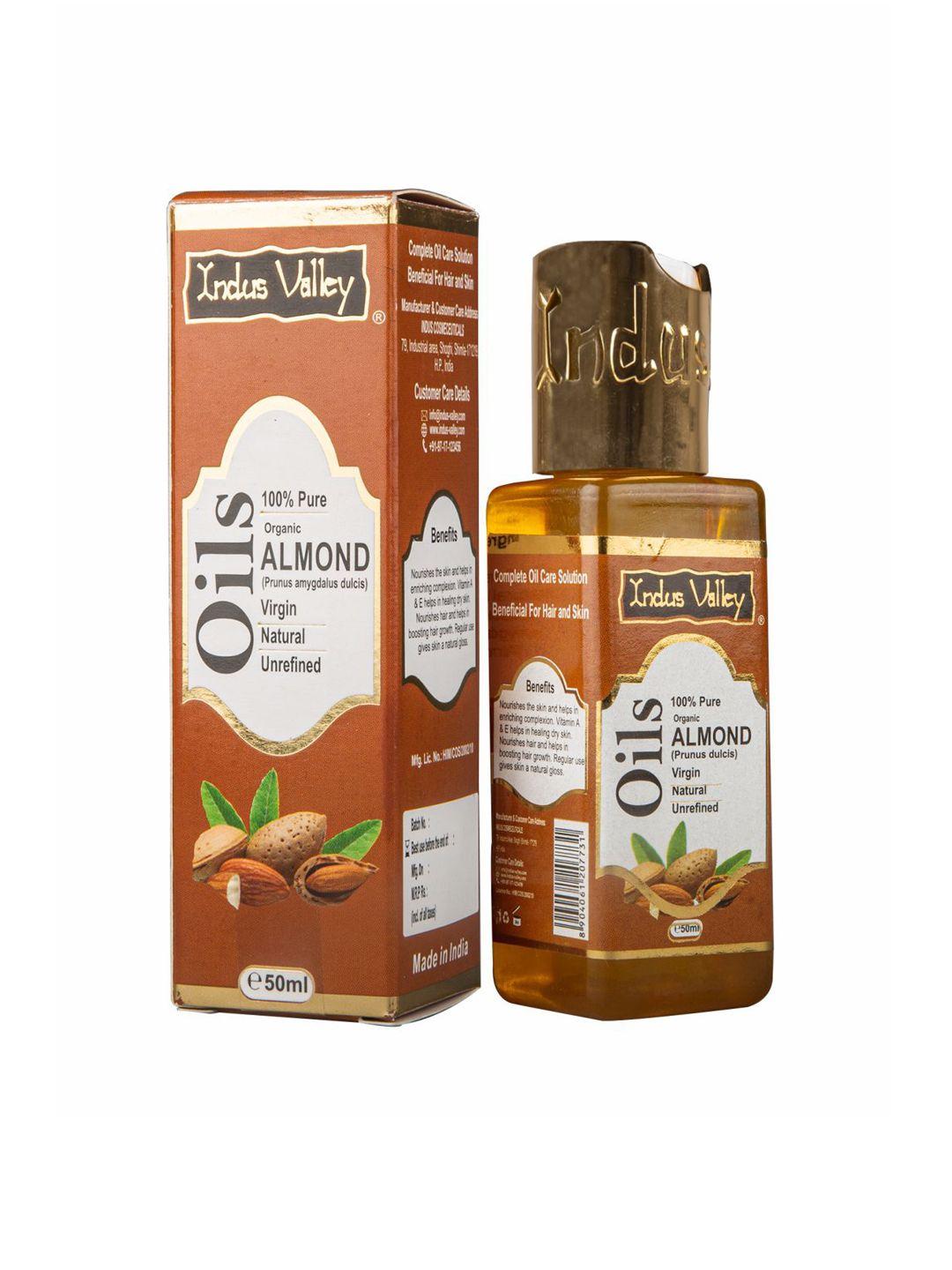 indus valley almond carrier massage oil 50 ml