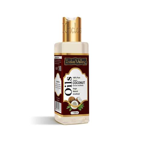 indus valley bio organic coconut carrier oil (100 ml)