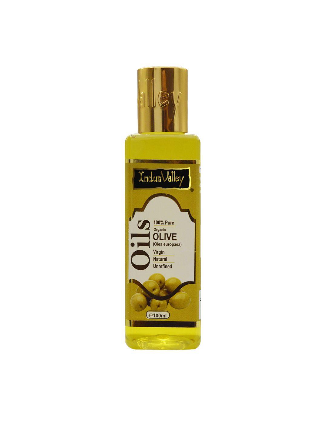 indus valley bio organic olive carrier oil 100 ml