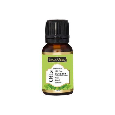 indus valley bio organic pepperment essential oil (15 ml)
