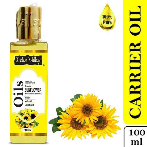 indus valley bio organic sunflower oil (100 ml)