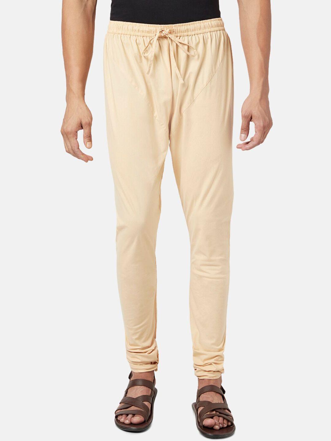 indus route by pantaloons men straight-fit cotton churidar