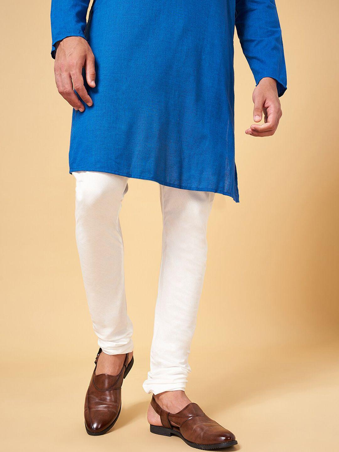 indus route by pantaloons men straight fit cotton churidar
