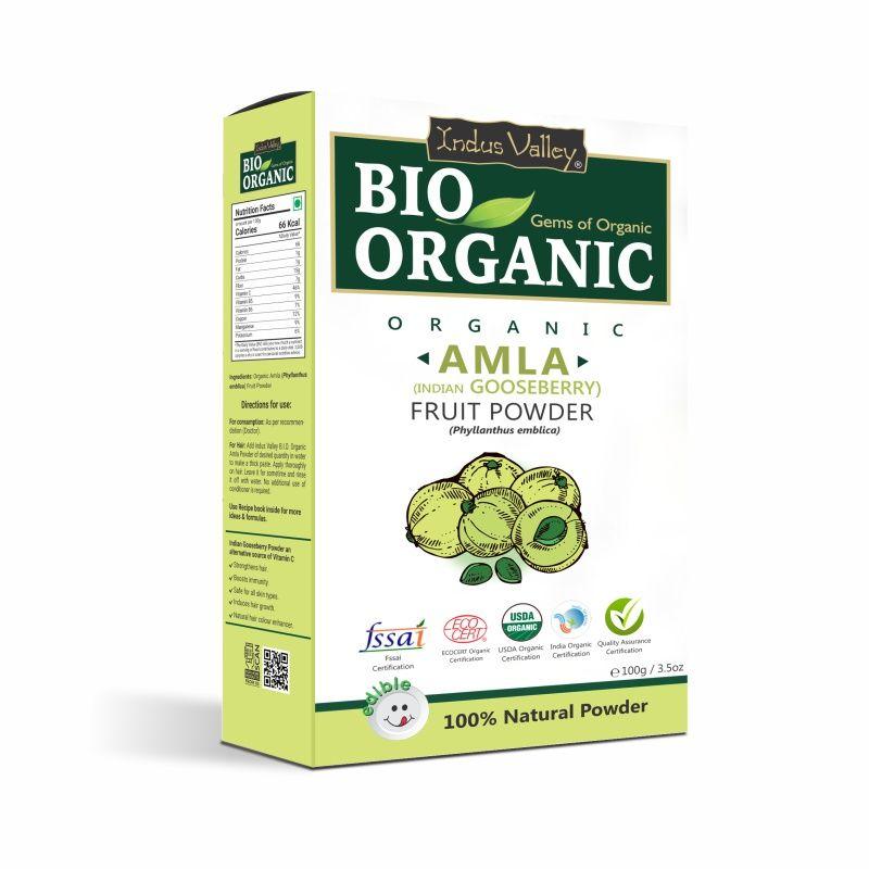 indus valley bio organic amla fruit powder (100% natural powder)
