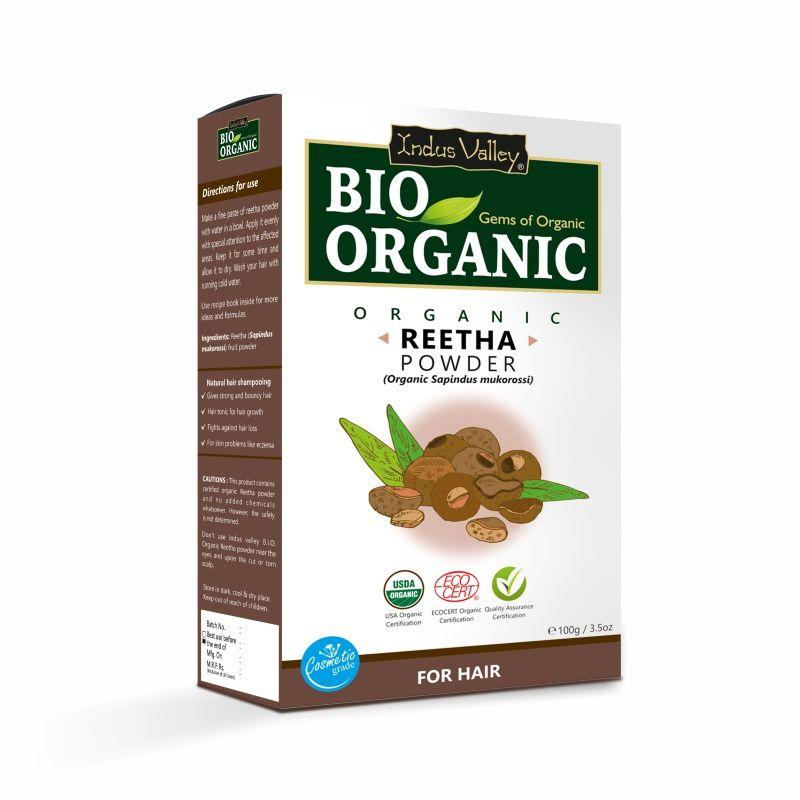 indus valley bio organic natural reetha fruit powder