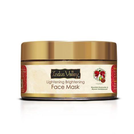 indus valley lightening & brightening mask with rose & sandalwood (50 ml)