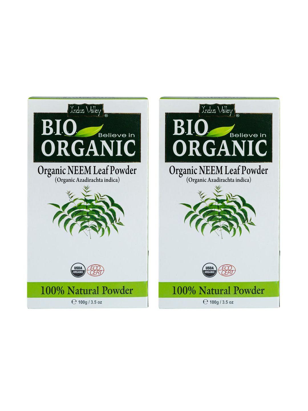 indus valley pack of 2 bio organic neem powder