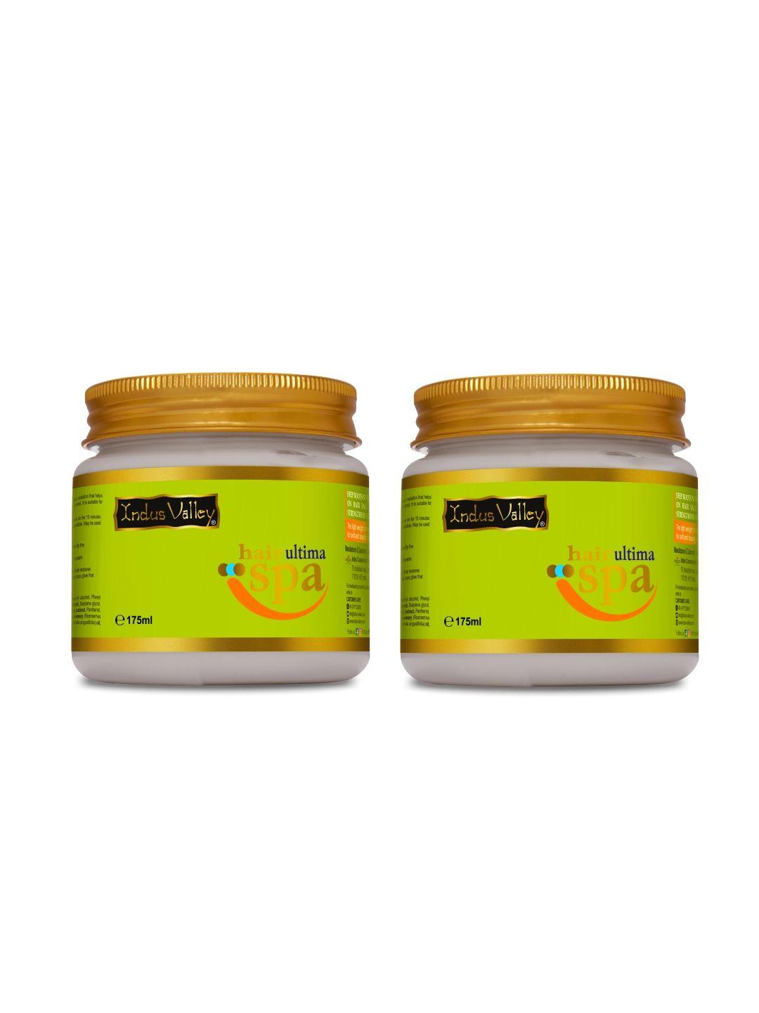 indus valley pack of 2 hair ultima spa hair mask - 175 ml each