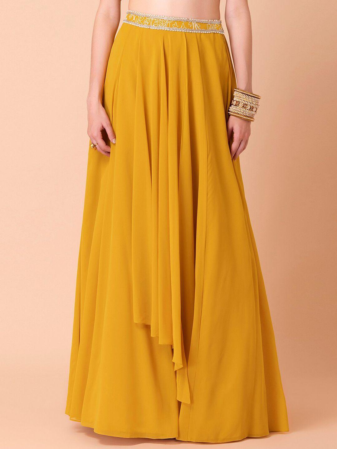 indya flared lehenga maxi skirt