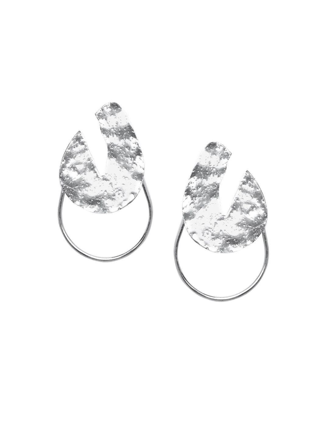 indya silver-plated classic studs