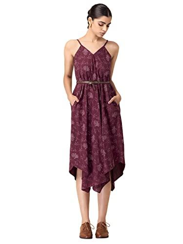 indya women's cotton regular dresses (etn00292_maroon_large)