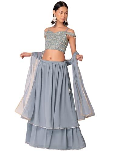 indya women's georgette lehenga sets (ico00535_blue_m)