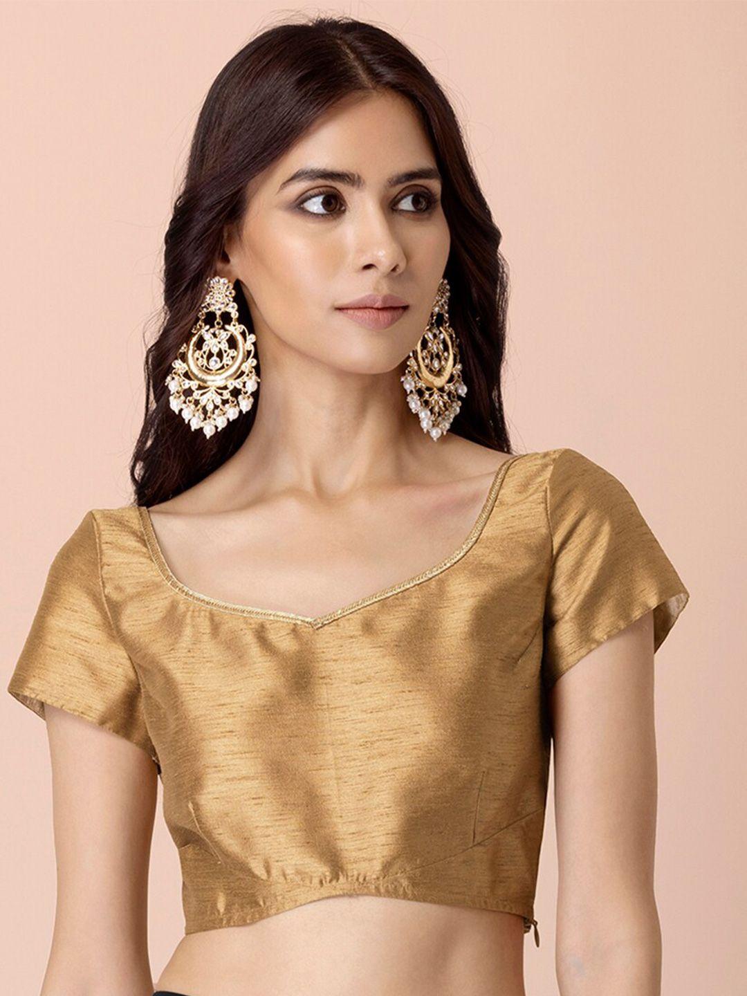 indya woven design saree blouse