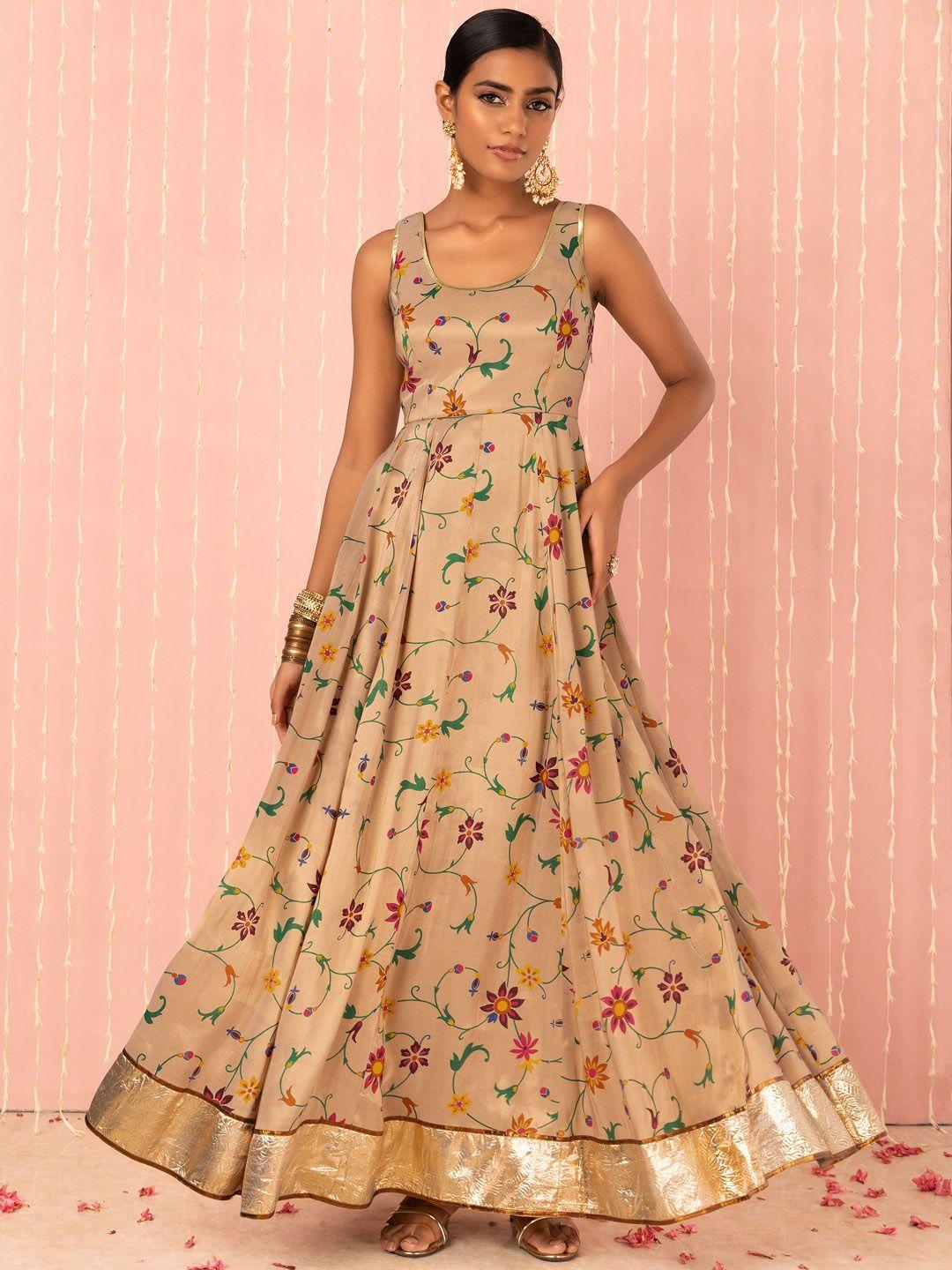 indya x nikhil thampi printed anarkali kurta