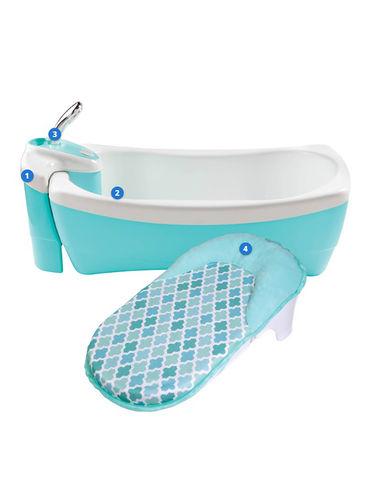 infant bath tub lil luxuries refresh - neutral neutral birth+ 12m