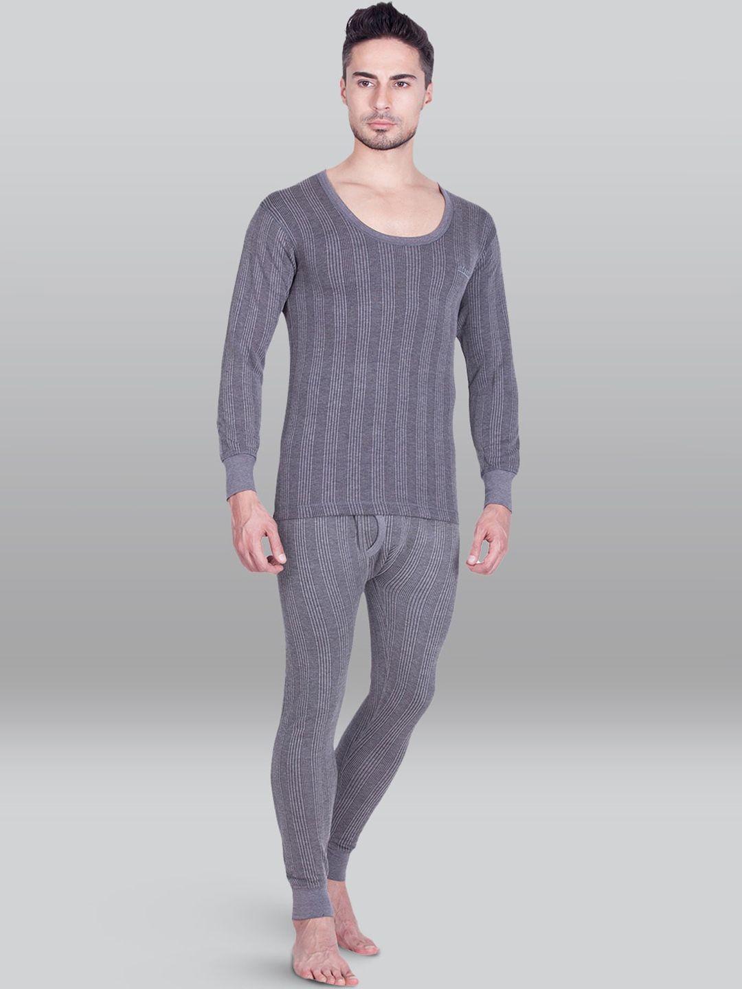 inferno striped cotton thermal set