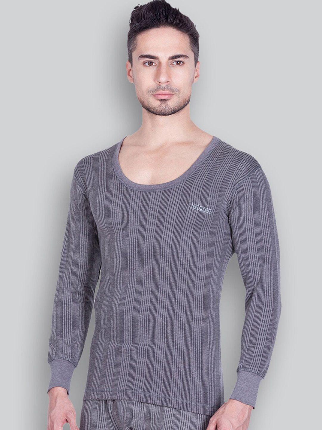 inferno men ribbed cotton thermal tops