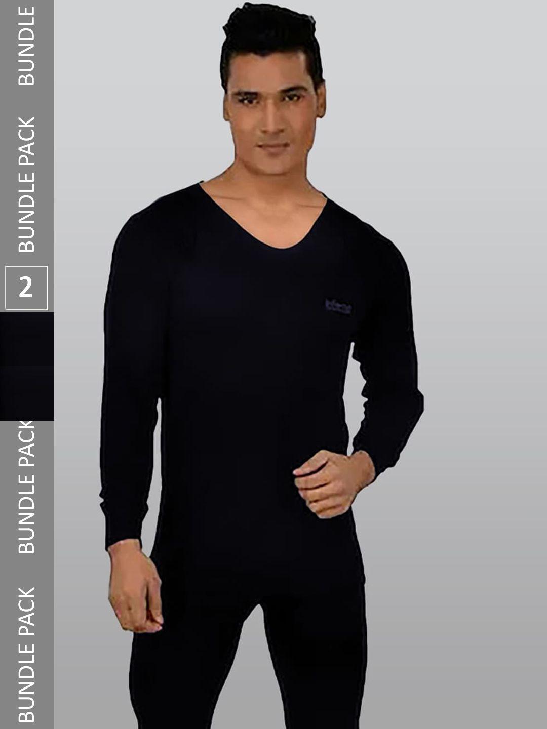 inferno pack of 2  round-neck thermal tops
