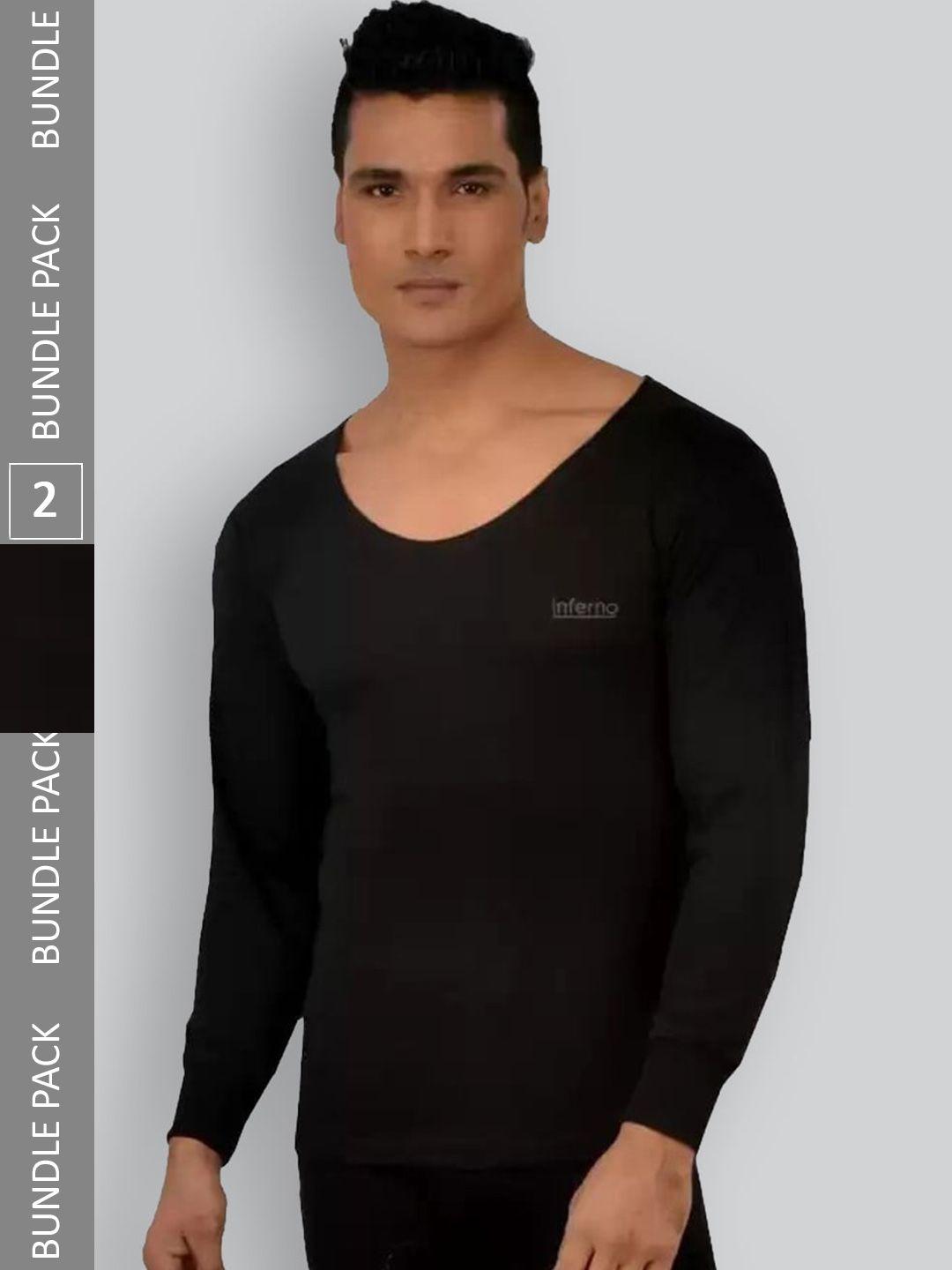 inferno pack of 2 cotton thermal tops