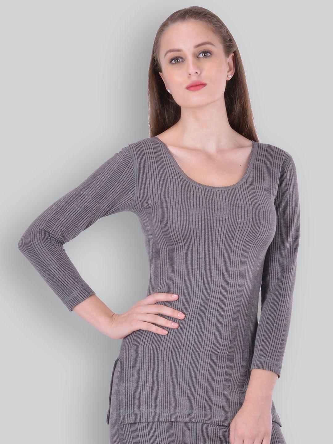 inferno ribbed cotton thermal tops