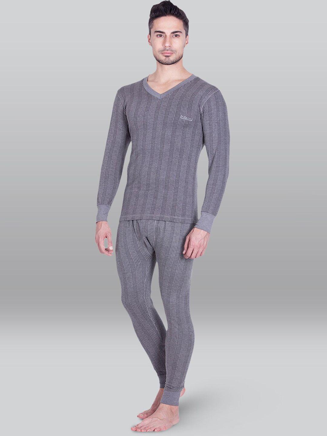 inferno striped cotton thermal set