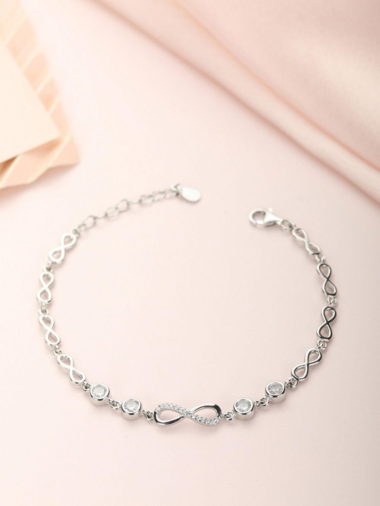 infinity 925 silver bracelet