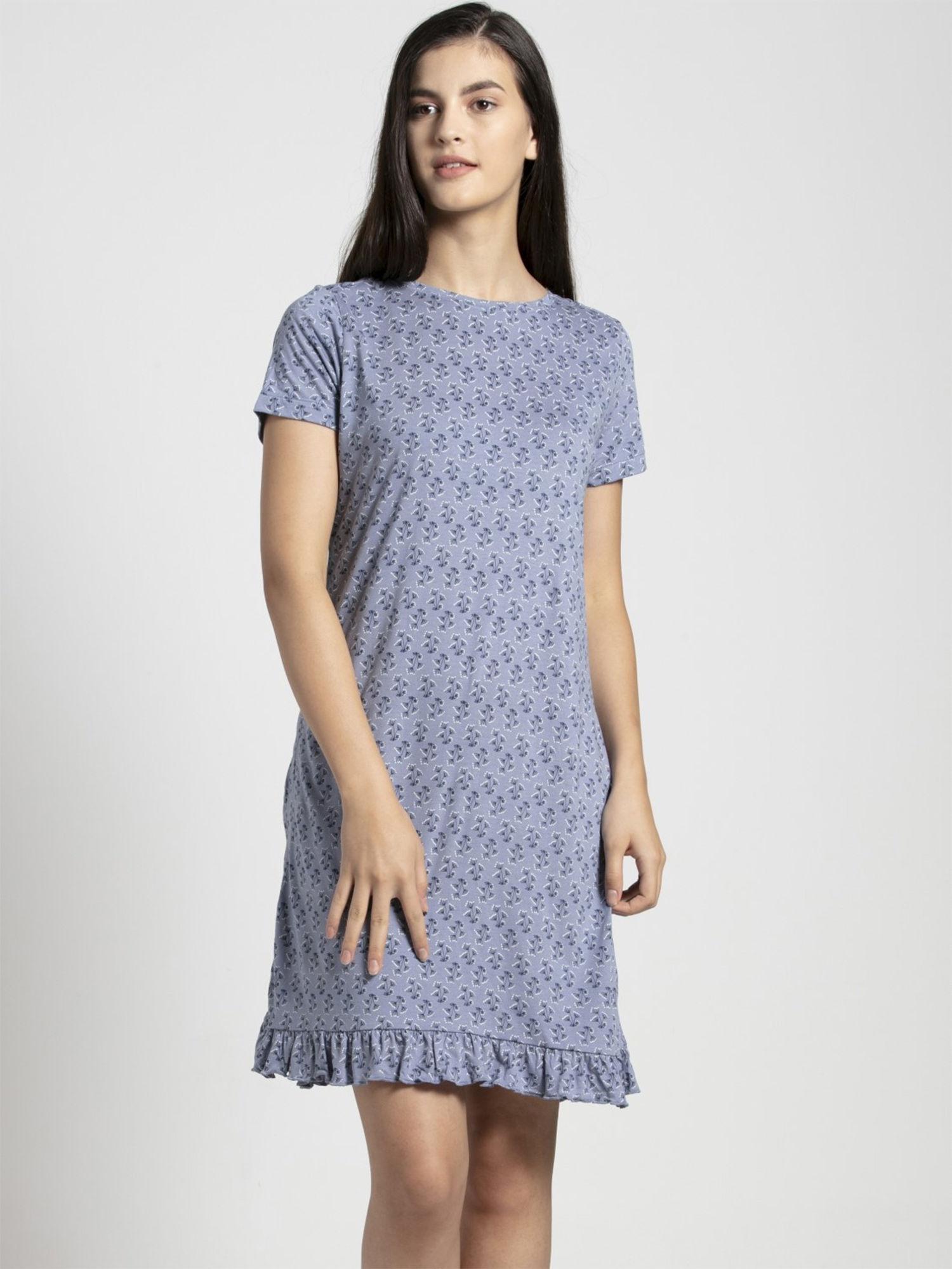 infinity blue assorted prints sleep dress - style number - rx25