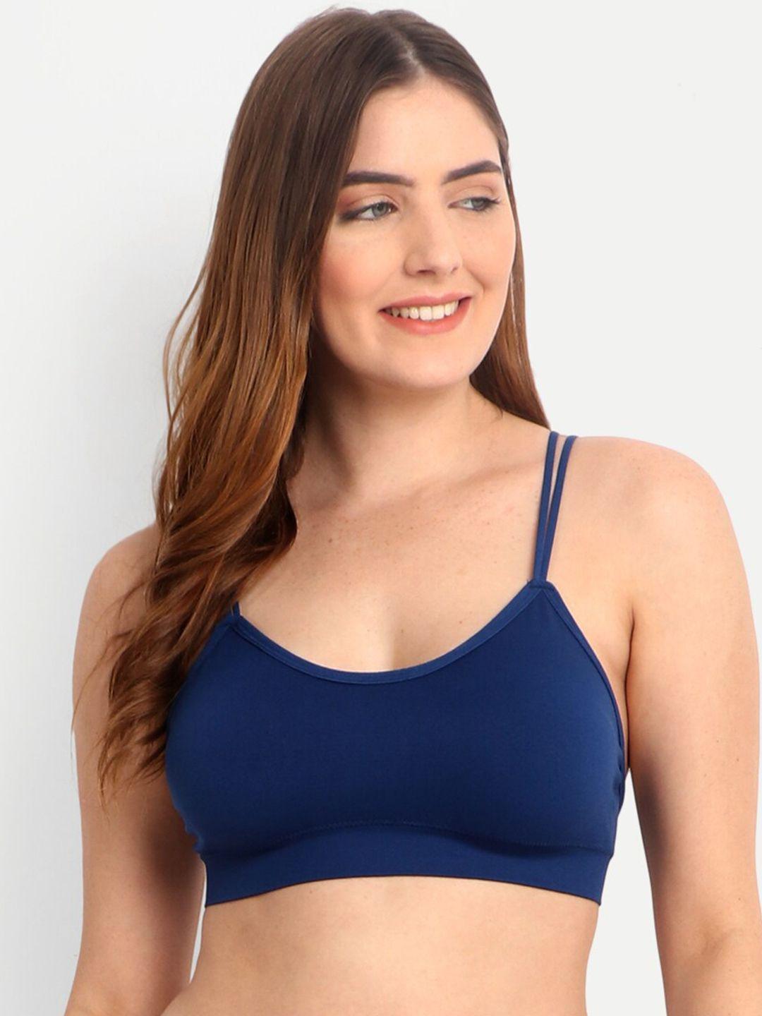 infinium lightly padded dry fit all day comfort seamless sports workout bra