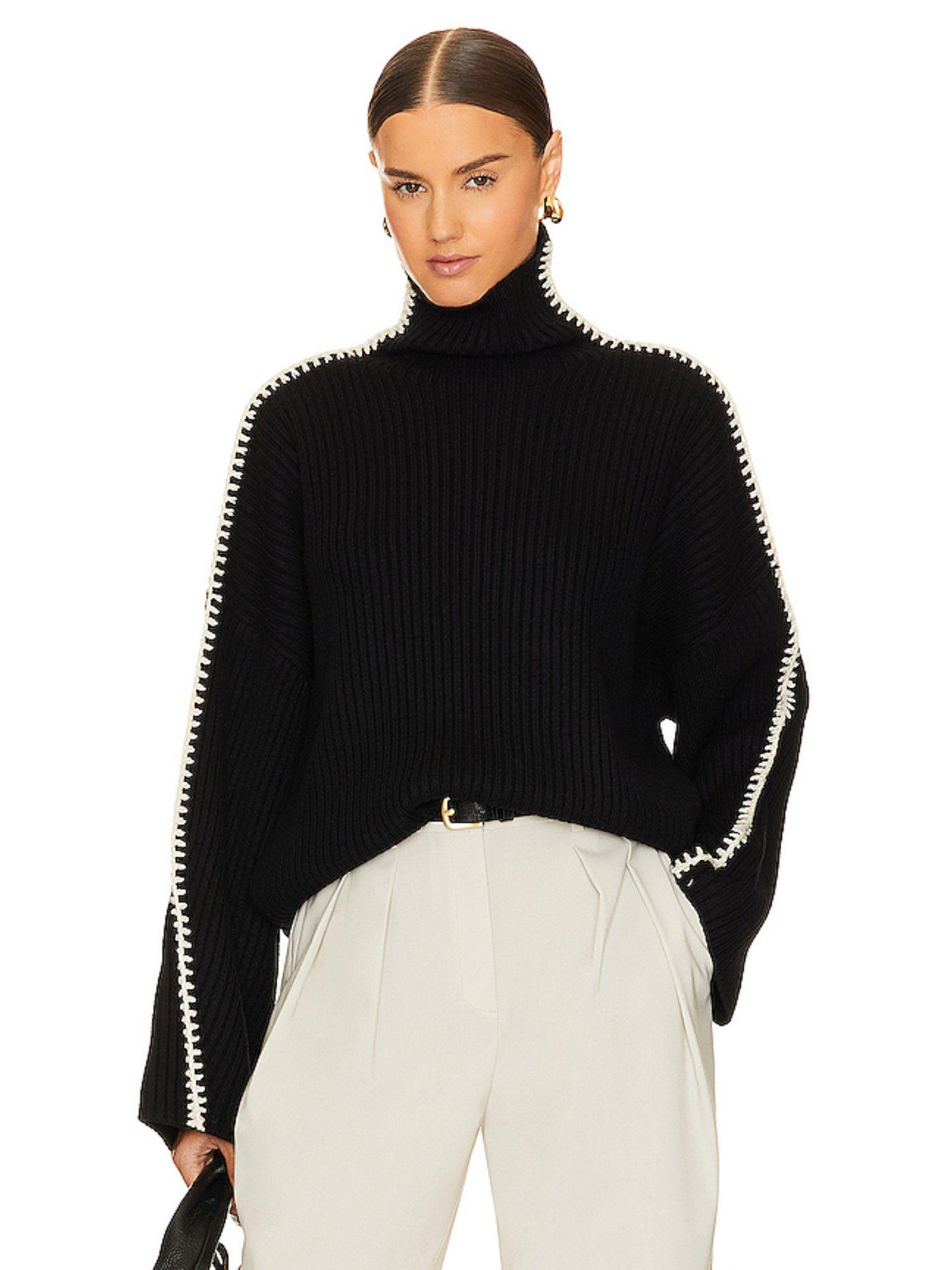 ingrid rib turtleneck