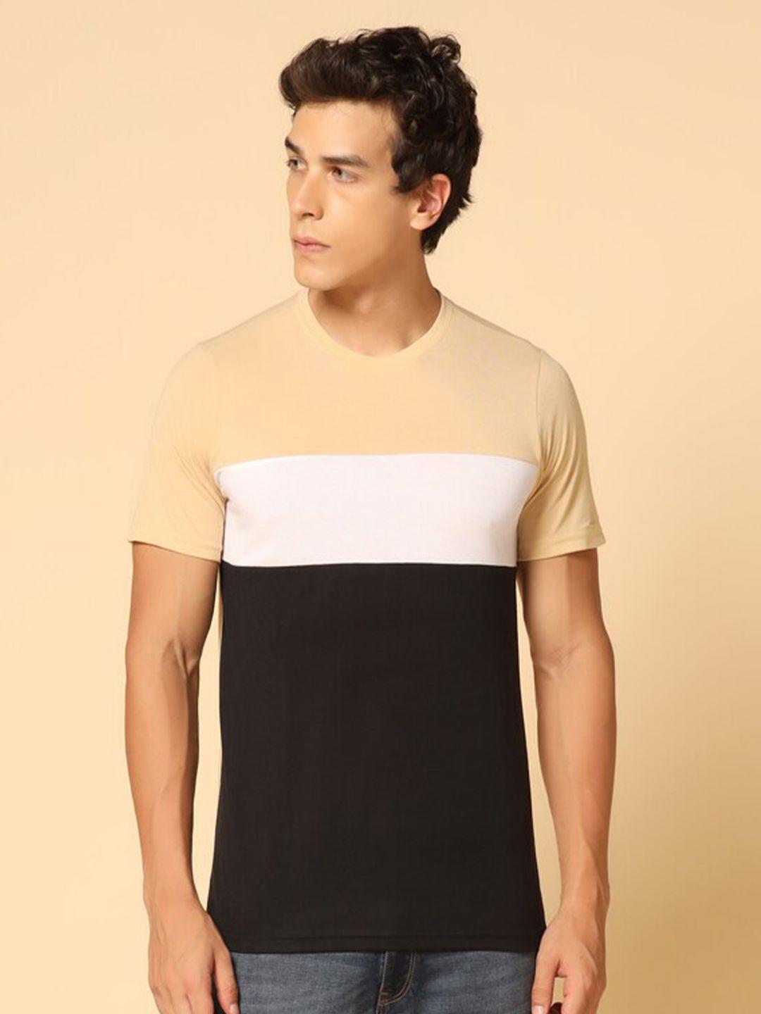 inkkr colourblocked casual t-shirt