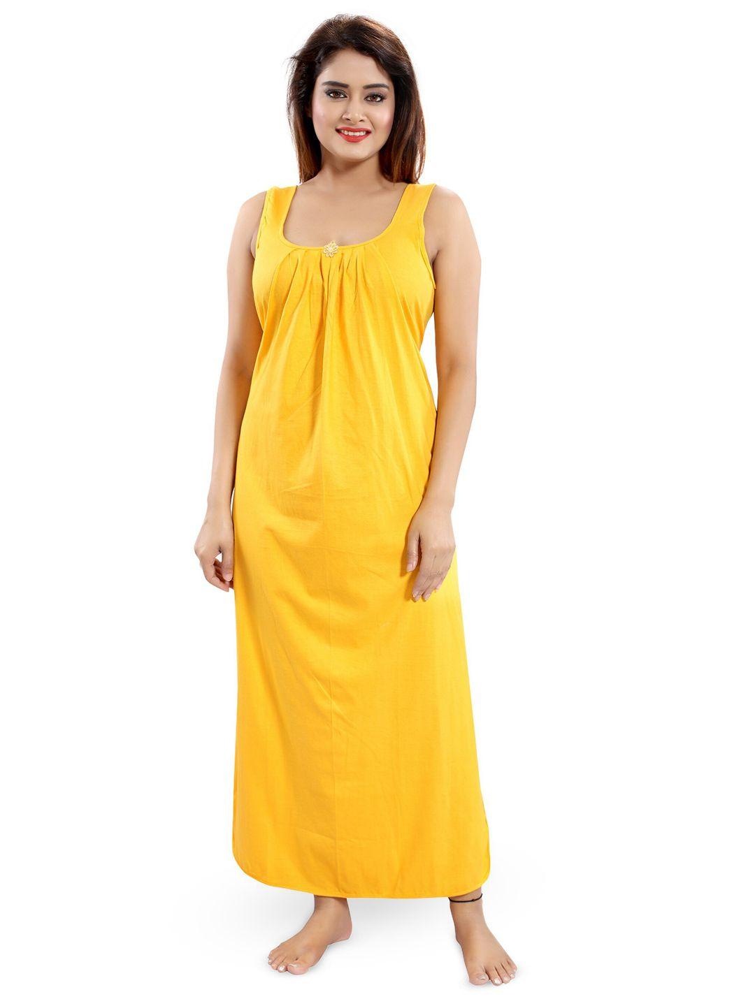 inner beats yellow maxi nightdress