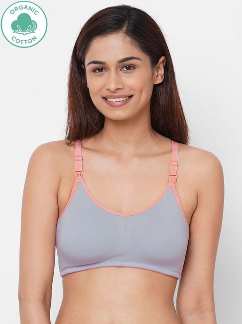 inner sense lavender non wired non padded nursing bra