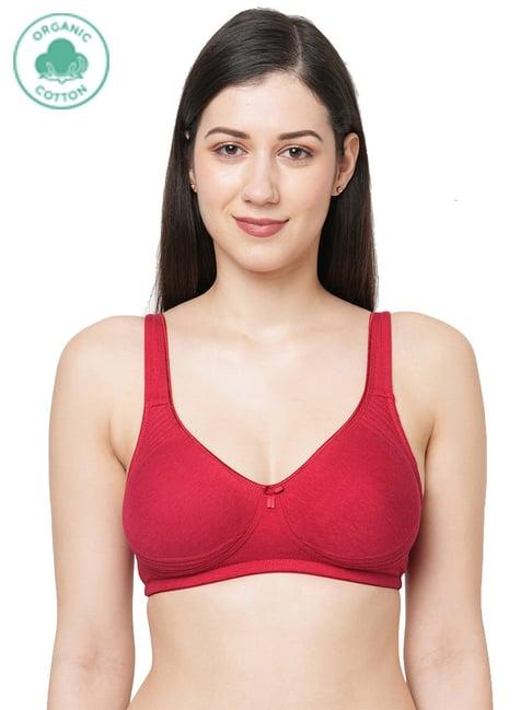 inner sense maroon full coverage bra