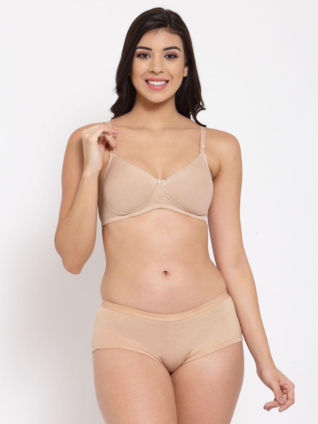 inner sense women nude-coloured organic cotton sustainable lingerie set isbp104_isp038-skin-skin