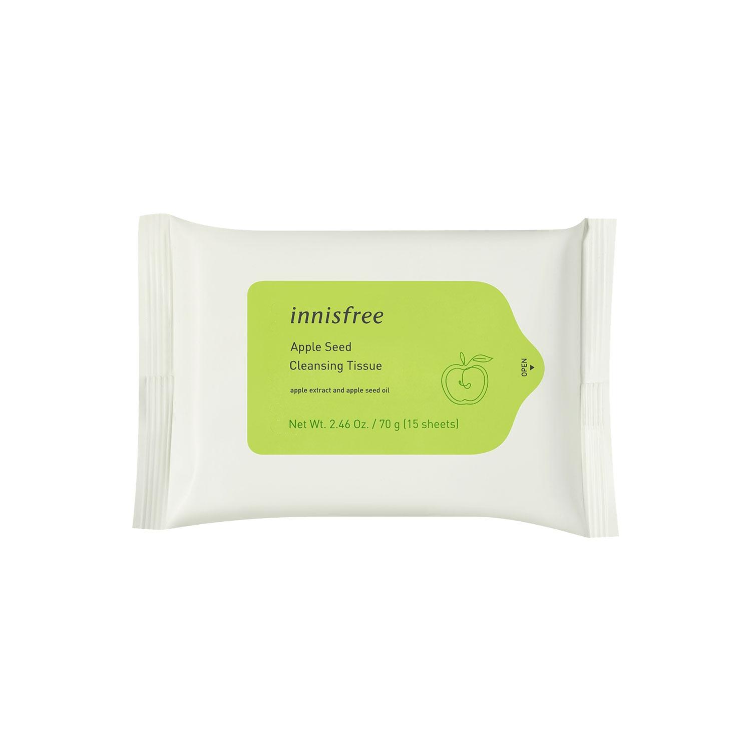 innisfree apple seed cleansing tissue (150g)