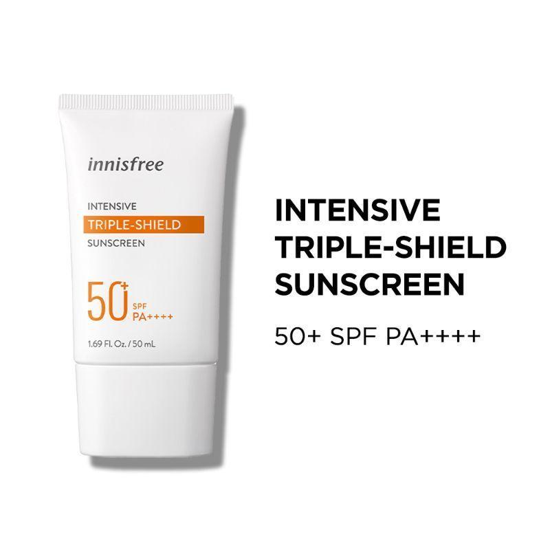 innisfree intensive triple shield sunscreen spf50+ pa+++