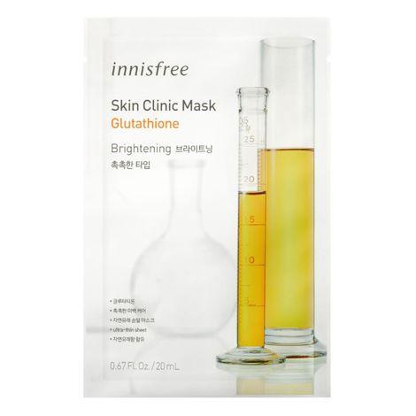 innisfree skin clinic mask glutathione brightening (20 ml)