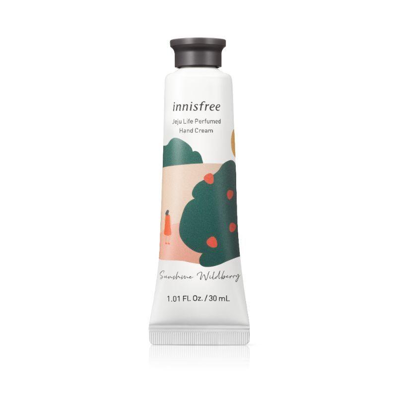 innisfree jeju life perfumed hand cream sunshine wildberry