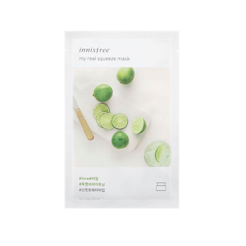 innisfree my real squeeze sheet mask - lime