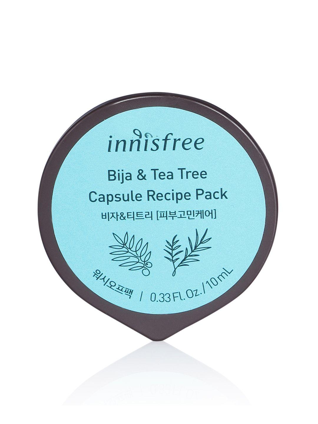 innisfree unisex bija & tea tree capsule recipe pack - 10 ml