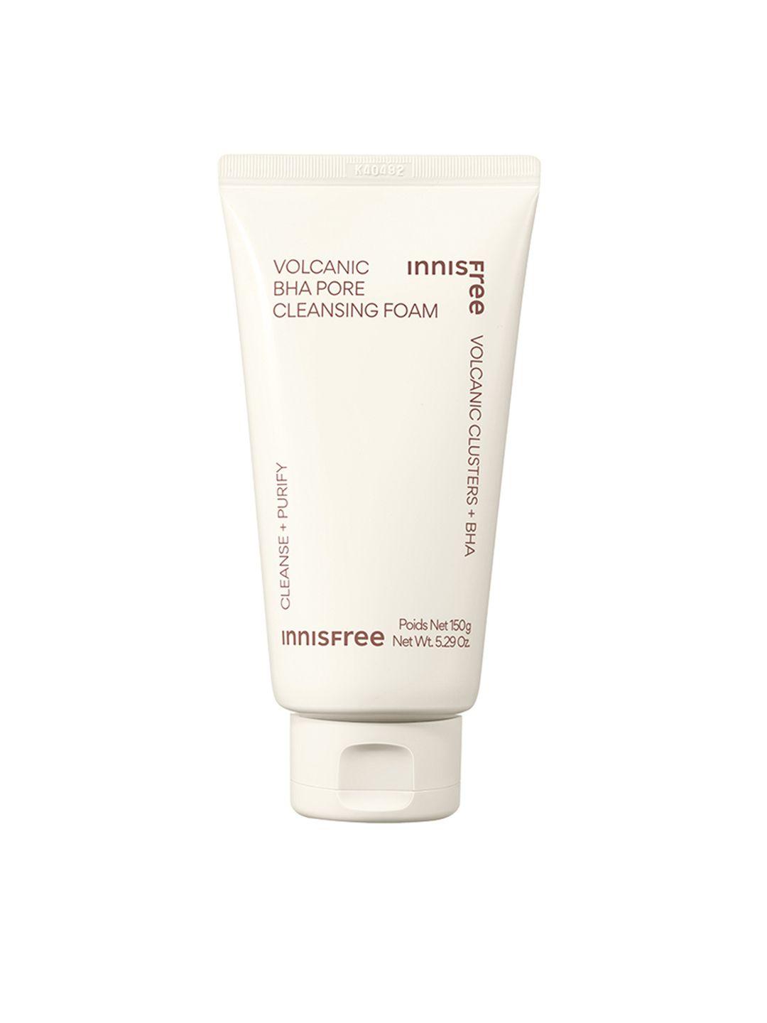 innisfree volcanic pore bha cleansing foam face wash - 150g