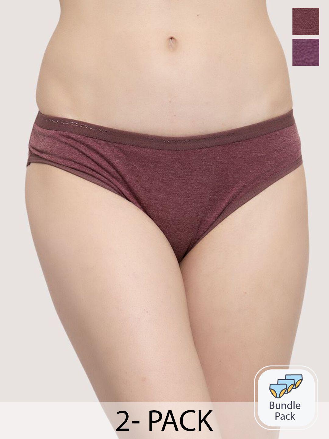 innocence pack of 2 mid-rise hipster briefs