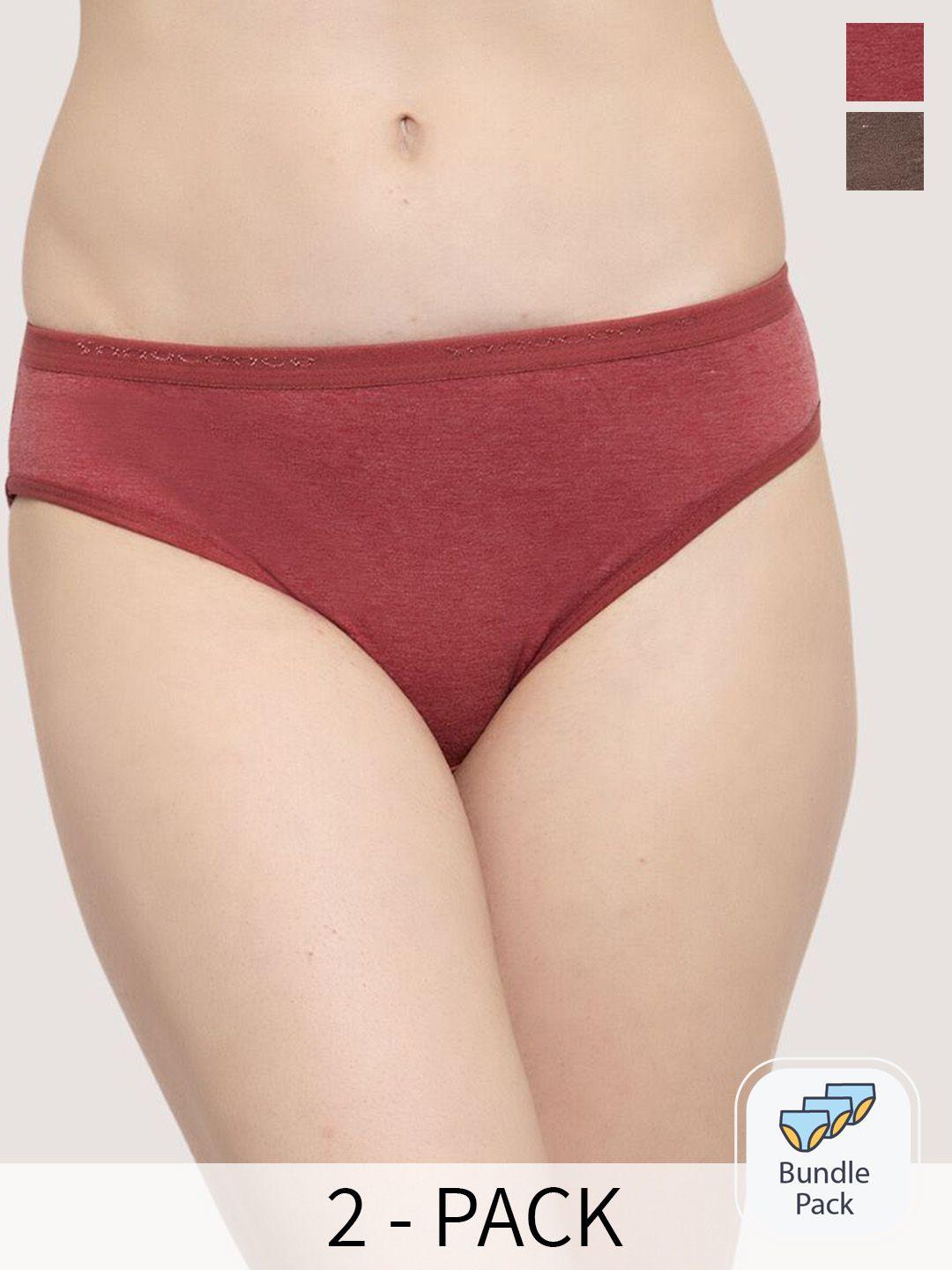 innocence pack of 2 mid rise hipster briefs