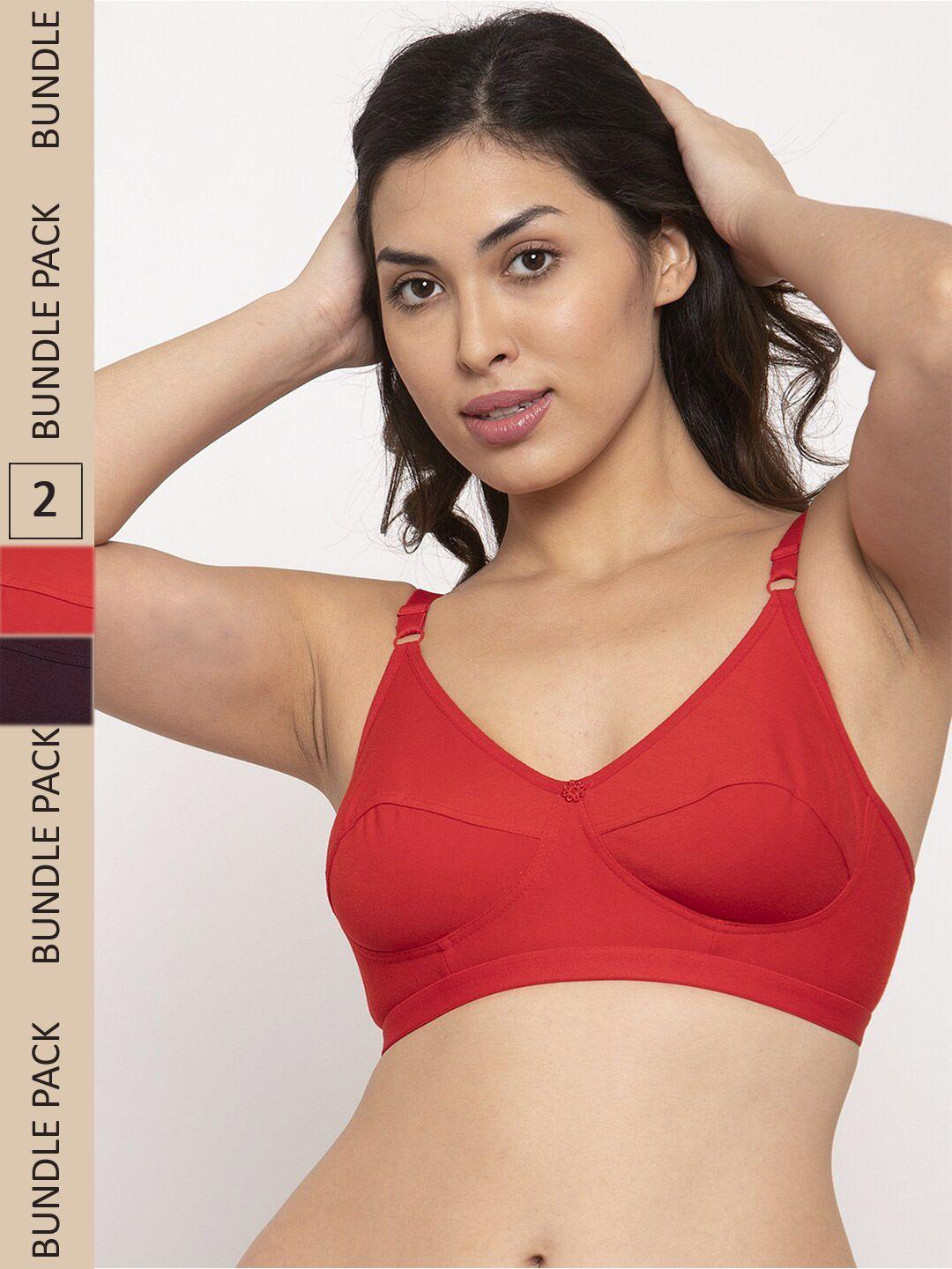innocence pack of 2 non padded non wired bra