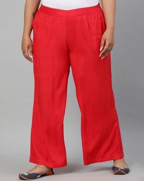 insert pockets relaxed fit palazzos