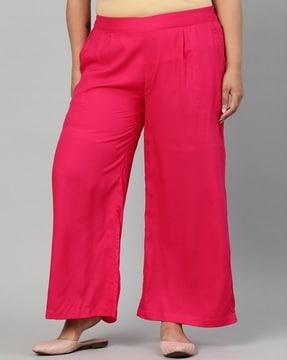 insert pockets relaxed fit palazzos